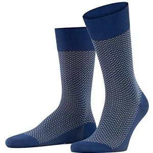 FALKE Heren Sokken Uptown Tie M SO Katoen Gedessineerd 1 Paar, Blauw (Royal Blue 6000), 47-48