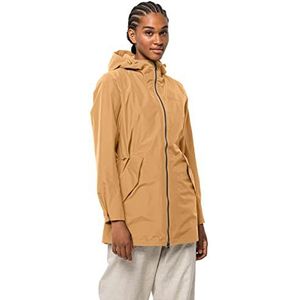 Jack Wolfskin Dakar W Parka, voor dames, honinggeel, L, Honey Yellow, L