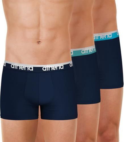ATHENA - Easy Bio - Boxershorts - Marineblauw - Set van 3