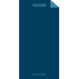 Bassetti Zeepdoek, katoen, blauw, 30x30 cm