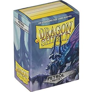 Dragon Sleeves Matte - 100 Stuks - Petrol Blauw