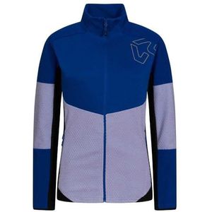 Rock Experience REWC02631-W985 Edna Mock Neck FZ Woman Fleece Dames Shirt met lange mouwen 1292 Surf The Web 2268 Baby Lavender+0208 Caviar L