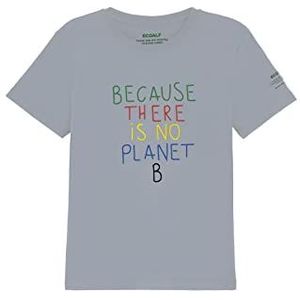 ECOALF, Limalf T-shirt voor kinderen, katoen, gerecyclede stof, katoenen T-shirt voor kinderen, T-shirt met korte mouwen, Grijze mix, 6 jaar