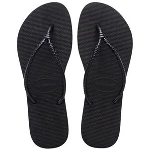 Havaianas Slim Tube Flipflop voor dames, zwart, 35/36 EU