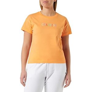 Champion Legacy Graphics Croptop Boxy S/S T-shirt, oranje, XL