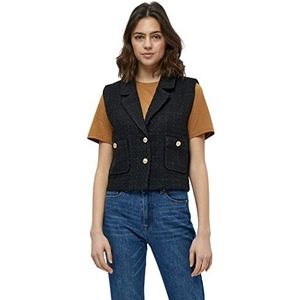 Peppercorn Dames Georgette Vest 1, Zwart, M