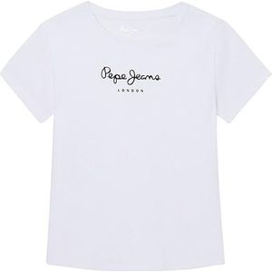 Pepe Jeans Wenda Winter T-shirt voor meisjes, wit (white), 6 Jaar
