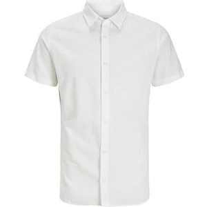Jack & Jones - JJEBREEZE SHIRT SS SN - Overhemd - Wit - Korte Mouwen