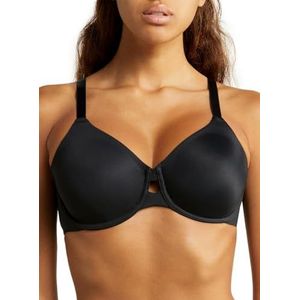 Wacoal Dames heerlijk gladde beugelbeha met volledige afdekking, zwart, 90E
