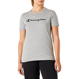Champion American Classics T-shirt voor dames, lichtgrijs gemêleerd., S