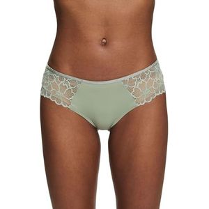 ESPRIT Dames Big Flower Lace RCS BRZ.Shorts Hipster-slipje, Dusty Green., 40