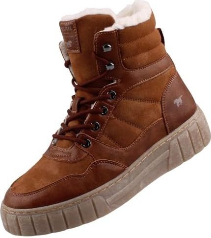 Veterlaarsjes - Effen - Leer - Platte Hak - Warm Gevoerd