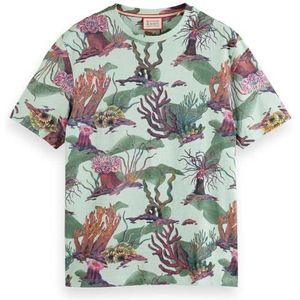 AOP T-shirt, Coral Reef Aop 7206, XXL