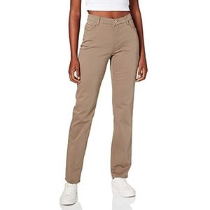BRAX Dames vrouwelijke fit stoffen broek Style Carola Smart Cotton Stretch, kaki 33, 32, kaki, 25W x 32L