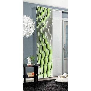 Home fashion SHANON, polyester, appelgroen, 245x60 cm
