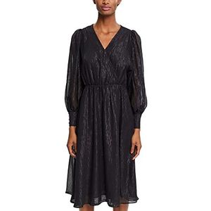 ESPRIT Collection Dames 112EO1E322 jurk voor speciale gelegenheden, 002/BLACK 2, 42, 002/Black 2, 42