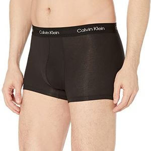 Calvin Klein Heren Ultrazachte, moderne Kist Zwembroek, Zwart, Small