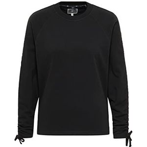 TILDEN Sweatshirt voor dames met ronde hals, zwart, XXL