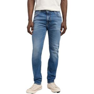 Lee Heren Jeans Rider, Slim Straight Fit, Straight Leg, Blue Jay, 33W / 34L