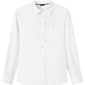 Bestseller A/S Jongens NLMHEPPE LS Shirt hemd, Bright White, 146/152, wit (bright white), 146/152 cm