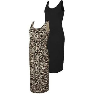 MAMALICIOUS Dames zwangerschapsjurk, Zwart/Pack: Leo, S
