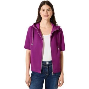 Cecil - Sweatjack - Zwart - Materiaalmix - Dames