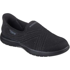 Skechers - On-The-go Flex Stretch Fit Pantoffels - Zwart - Materiaal: Traagschuim