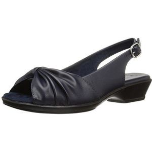 Easy Street Fantasia Verzamelde Slip On Slingback Sandalen voor Vrouwen, Donkerblauw, 38 EU