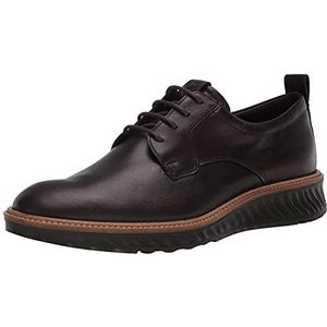 ECCO St. 1 Hybrid Plain Toe Gore-tex Waterproof Oxford voor heren, mocha, 45.5/46.5 EU