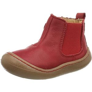 Pololo Uniseks mini rode Chelsea-laarzen voor kinderen, rood, 26 EU