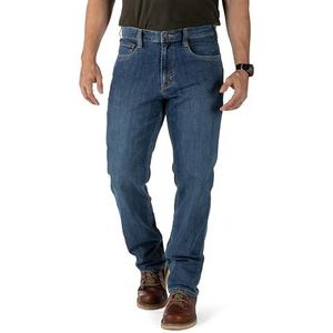 5.11 Tactical Taclite PDU Cargo Class-B werkbroek voor bedieners, zonder zoom, stijl 74371, Indigoblauw, gemiddelde wassing, 28W / 30L