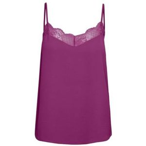 PIECES Dames Pctiffany Strap Lace Top Noos Bc Lace Top Top, festival fuchsia, XS