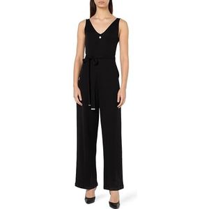Tommy Hilfiger Dames WRAP Detail Jumpsuit Mouwloos, Zwart, XL, Zwart, XL
