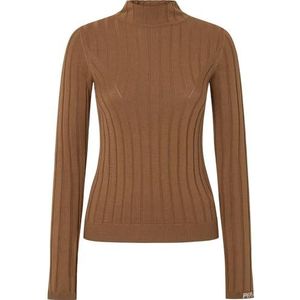 Pepe Jeans Dames Izabel Coltrui, Knitwear, Bruin, M, Bruin (Stowe Beige), M