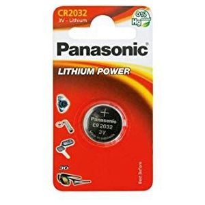 Panasonic CR2032 - DL2032 225mAh 3V lithium knoopcelbatterij - 1 stuk
