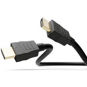 goobay 58265 Ultra High Speed HDMI-kabel met Ethernet, 48 Gbit/s - HDMI - Ultra HD tot 8K @ 60Hz - Ultra HD, HDR, HEC, 3D, eARC, HDCP, Ethernet - 3m