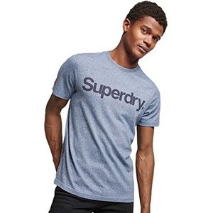 Superdry Vintage Core Logo Classic T-shirt voor heren, Vintage denim grit, XS
