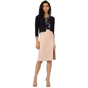 ApartFashion Gebreide bolero voor dames, gebreid vest, nachtblauw, 46