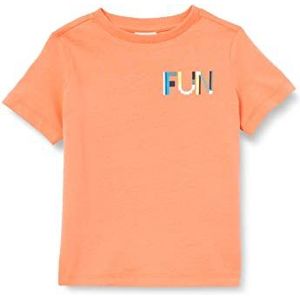 s.Oliver Junior Boy's T-shirt, korte mouwen, oranje, 116/122, oranje, 116/122 cm