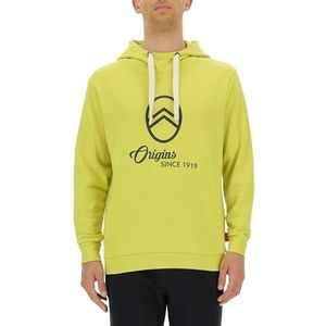 CITROËN O102939-I002 Hooded Sweatshirt Origins Logo Large Print W/Zijzakken C23W Sweatshirt Heren Celery Maat L
