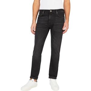 Pepe Jeans Crane Jeans voor heren, Zwart (Denim-xv1), 40W / 32L