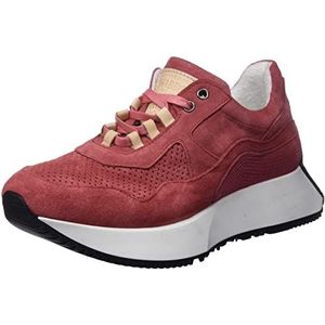 Shabbies Amsterdam Dames SHS1172 Sneakers Lichtgrijs, 37 EU