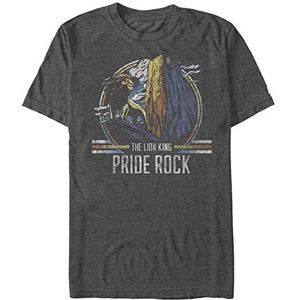 Disney The Lion King - Rocky Climb Unisex Crew neck T-Shirt Melange Black L