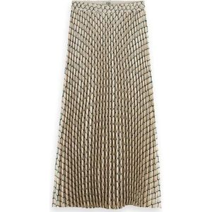 Scotch & Soda Geplooide rok voor dames, dubbel net, XS