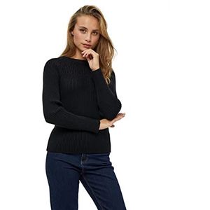 Peppercorn Dames Rosalia O-hals Pullover UK | Herfst dames truien | Maat M, 9000 Zwart, M, 9000 Zwart, M