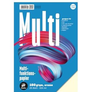 Staufen Style multifunctioneel papier, DIN A4, 160 g/m², kleur crème - 2 pakken van elk 25 vel