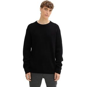TOM TAILOR Denim heren trui, 29999 - Black, XL