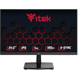 Itek - ITMF24I181FHD2 - Monitor - Zwart - 24,5 inch - Full HD - 180Hz