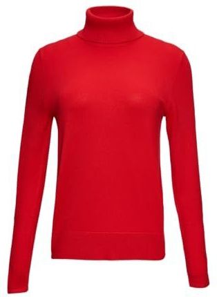 Trui - Effen - Col - Aansluitende Pasvorm - Lange Mouw - Normale Lengte