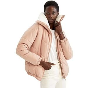 DeFacto gewatteerde jas voor dames, DeFacto gewatteerde jas voor dames, roze, XS, roze, XS